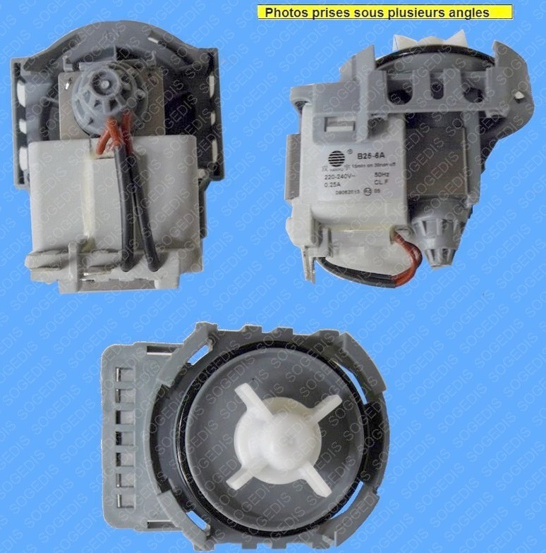 POMPE Lave-Vaisselle VIDANGE B25-6A PX-1-35