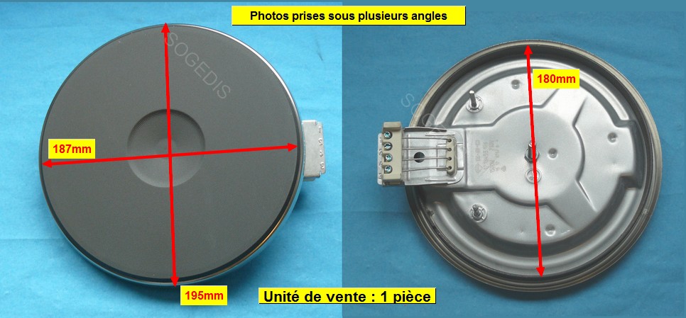 PLAQUE Plaque Electrique 180/1500