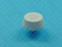 Miniature BOUTON Plaque POUSSOIR BLANC - 1