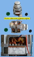 Miniature MOTEUR Lave-Vaisselle CYCLAGE+VIDANGE 21673053 sole - 1