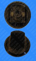 Miniature MANETTE Plaque noire ALFA-B 42*22 3h 6mm 11mm