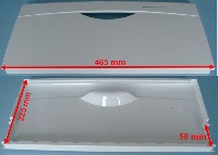 Miniature ABATTANT Froid HAUT Transparent foncÉ = BLANC 463*249 =EPUISE