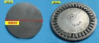 Miniature CHAPEAU Plaque BRULEUR Ultra-rapide GRIS D90