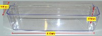 Miniature BALCONNET Froid BOUTEILLES TRANSPARENT CLAIR 415*100*108 WB-D188P10-05