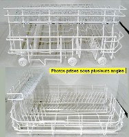 Miniature PANIER Lave-Vaisselle BLANC 6 COUVERTS