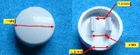 Miniature BOUTON Lave-Vaisselle M/A BLANC