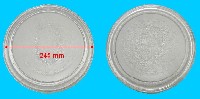 Miniature PLATEAU Micro onde TOURNANT 245mm +entraineur