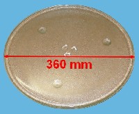 Miniature PLATEAU Micro onde 360mm - 1