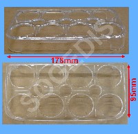 Miniature SUPPORT Froid OEUFS 140BXD TRANSPARENT CLAIR