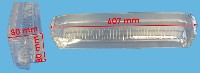 Miniature Balconnnet Froid INFERIEUR  TRANSPARENT CLAIR 606*80*80 SWH 2-1