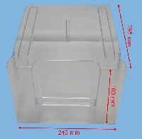 Miniature BAC Froid LEGUMES TRANSPARENT OPAQUE 245*184*299 420768 - 1