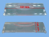 Miniature FACADE Froid TRANSPARENT CLAIR 422*159*17