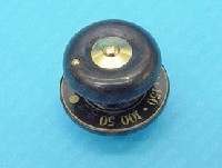 Miniature MANETTE Four Thermostat RÉtro noir
