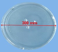 Miniature PLATEAU Micro onde VERRE 300mm 15832