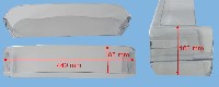 Miniature Balconnnet Froid BOUTEILLES TRANSPARENT GRIS D357.229 450*85*100